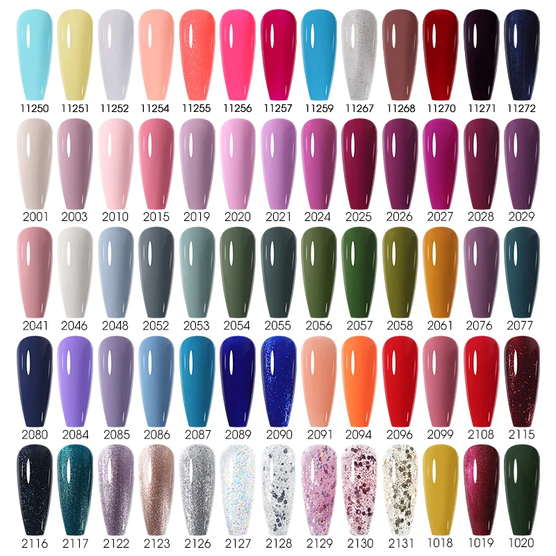NAILCO 10 pièces/ensemble Gel vernis à ongles magnifique couverture complète Semi Permanent tremper UV LED Gel Nail Art Base couche de finition Gel vernis Kit