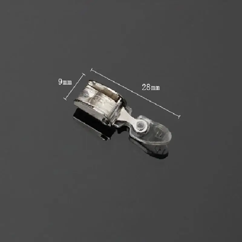 Narrow Plastic Zipper Foot #507836 Zipper Presser Foot#974 Snap On For SINGER Domestic Sewing Machines