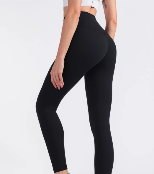 2024 New Sporty Leggings For Women High Waist Slim Elastic Pencil Pants Fitness Gym Leggings Soft Breathable Sports Leggings