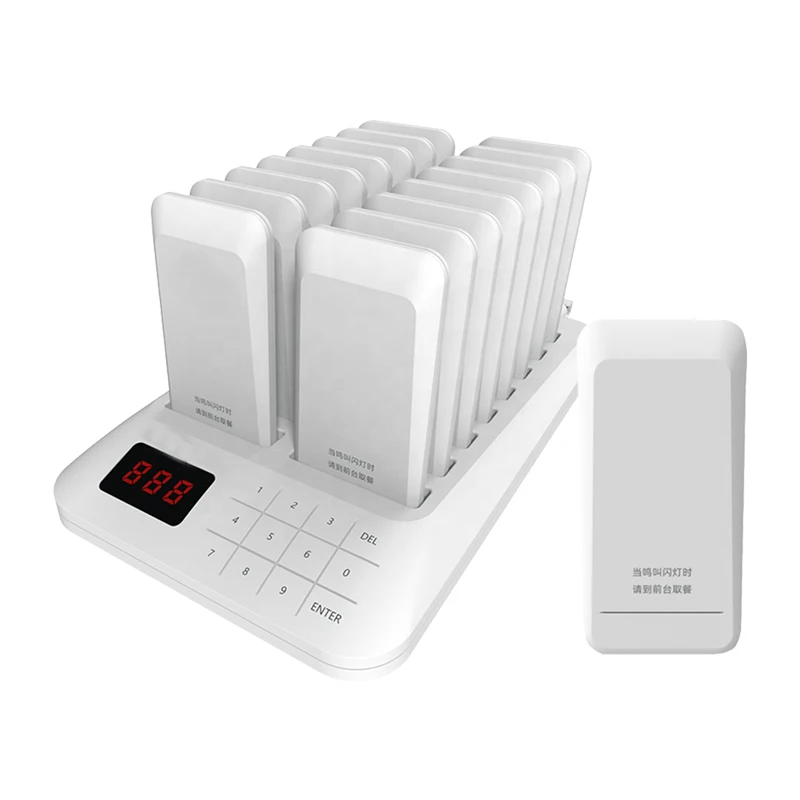 Waterproof Queuing Wireless Calling System Hot-selling Restaurant