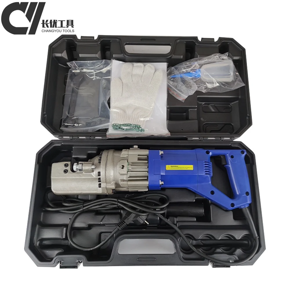 RC-16 Portable Electric Hydraulic Rebar Cutting Tools 220V Hydraulic Steel Bar Cutter Standard Rebar Cutting Machine