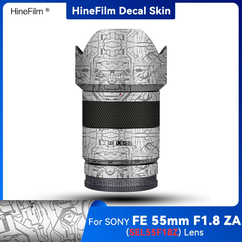 Hinefilm ソニー FE55 F1.8 ZA レンズスキン SEL55F18Z レンズラップ