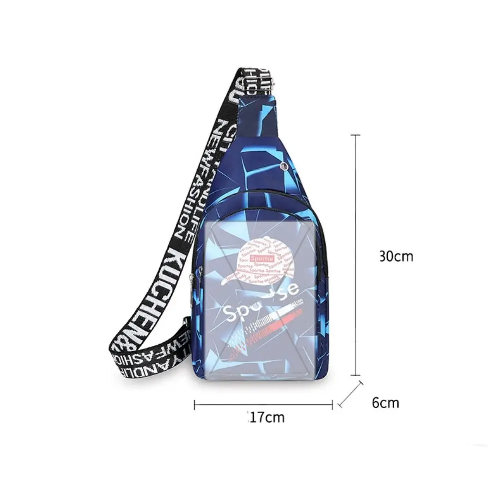 Casual Chest Bag Shoulder Crossbody Bag Male Anti Theft Multifunction Bags Man Sports Travel Pack