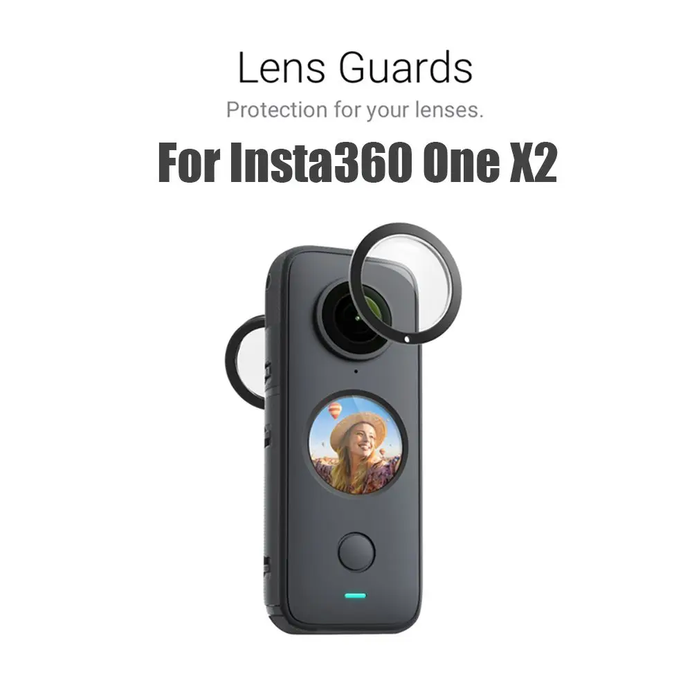 Original Cover Action Camera Lens Guards Lens Protector Dual-Lens Anti-Scratch For Insta360 ONE X2