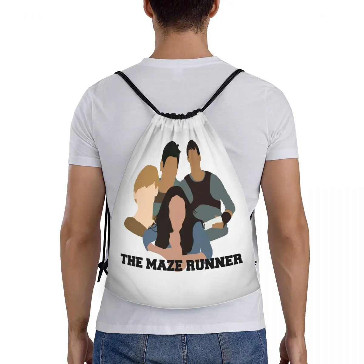 

The Maze Runner Backpacks Portable Drawstring Bags Shoes Bag Book Bags for Man Woman Students