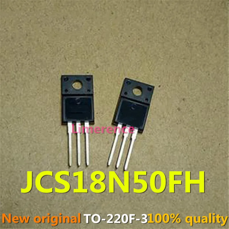 100% nuevo 50 unids/lote original MOSFET JCS18N50FH  18A500V  JCS18N50  TO-220 Transistor
