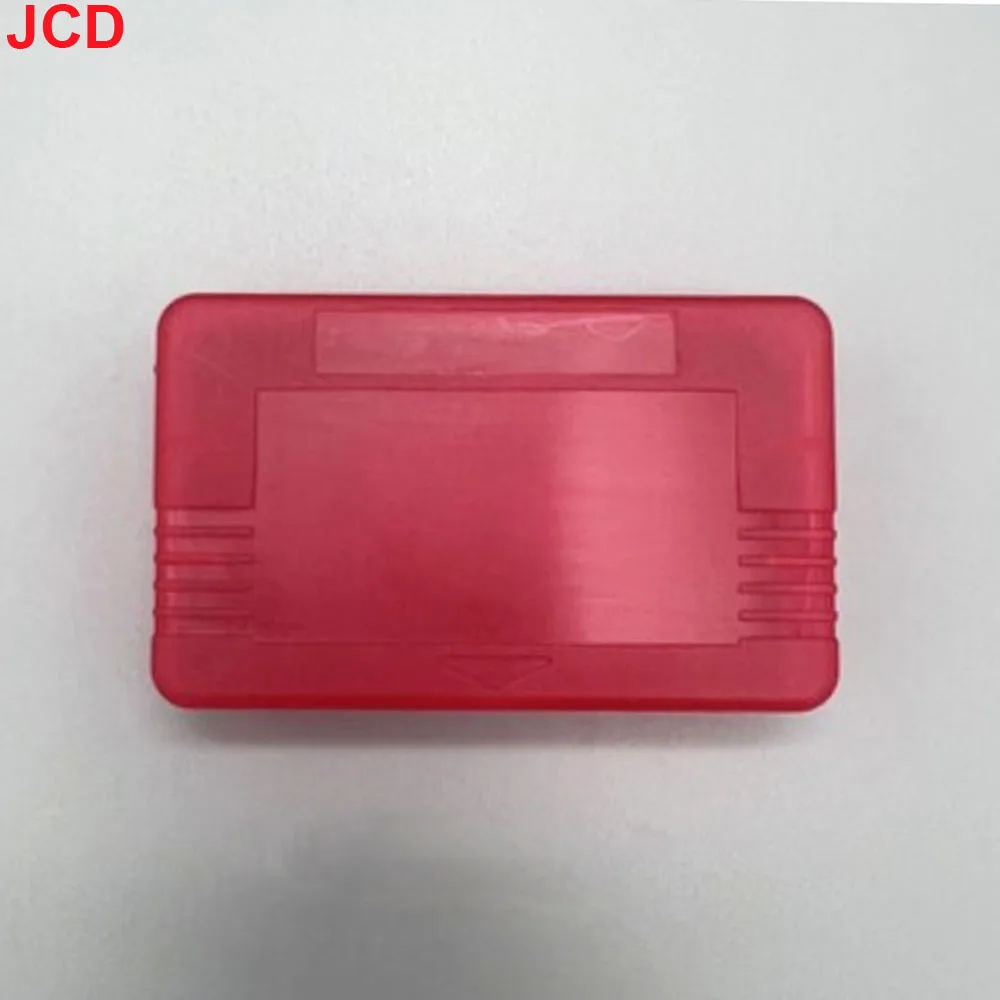 JCD 1pcs Colour Transparent Portable Game Cartridge Case Dust Plastic Game Cards Cover Cases Storage Box For GBA