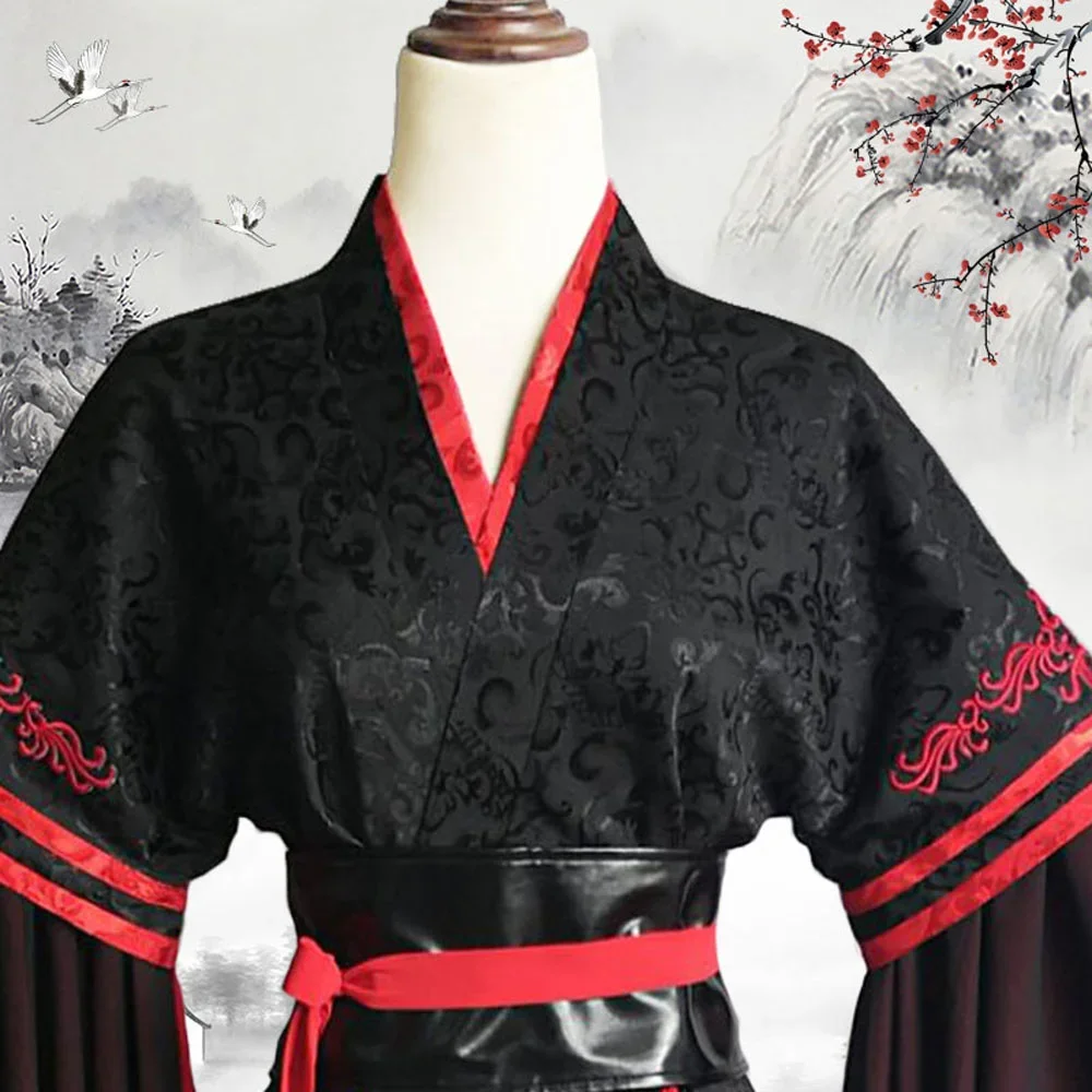 Costume de Cosplay Wei Wuxian Mo Xuanyu pour Homme, Grand Maître de la Culture Démoniaque, avec Perruque