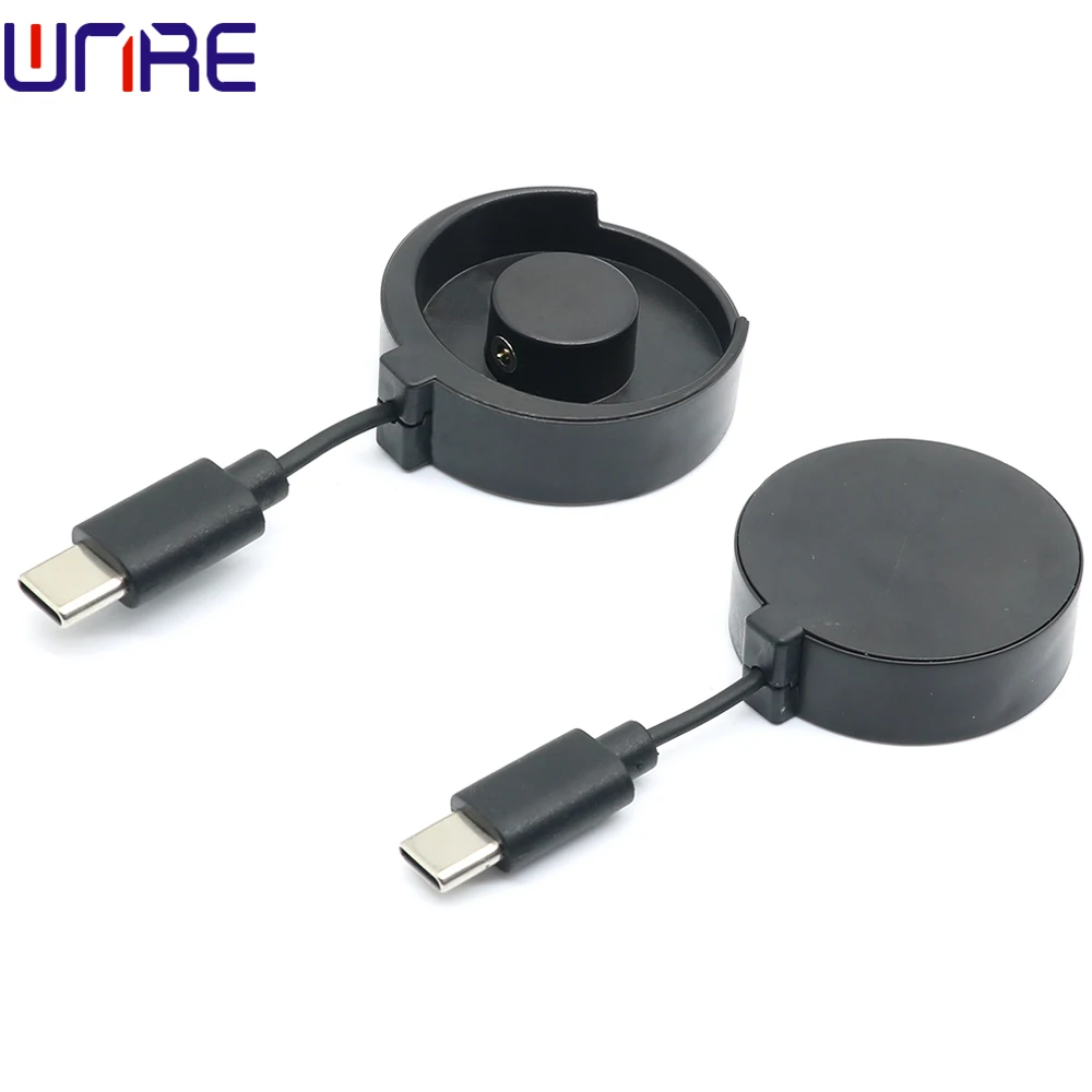 Circular Intelligent Magnetic Charging Compartment With Android Type-C Ring Charging Interface Male Female Socket Connector