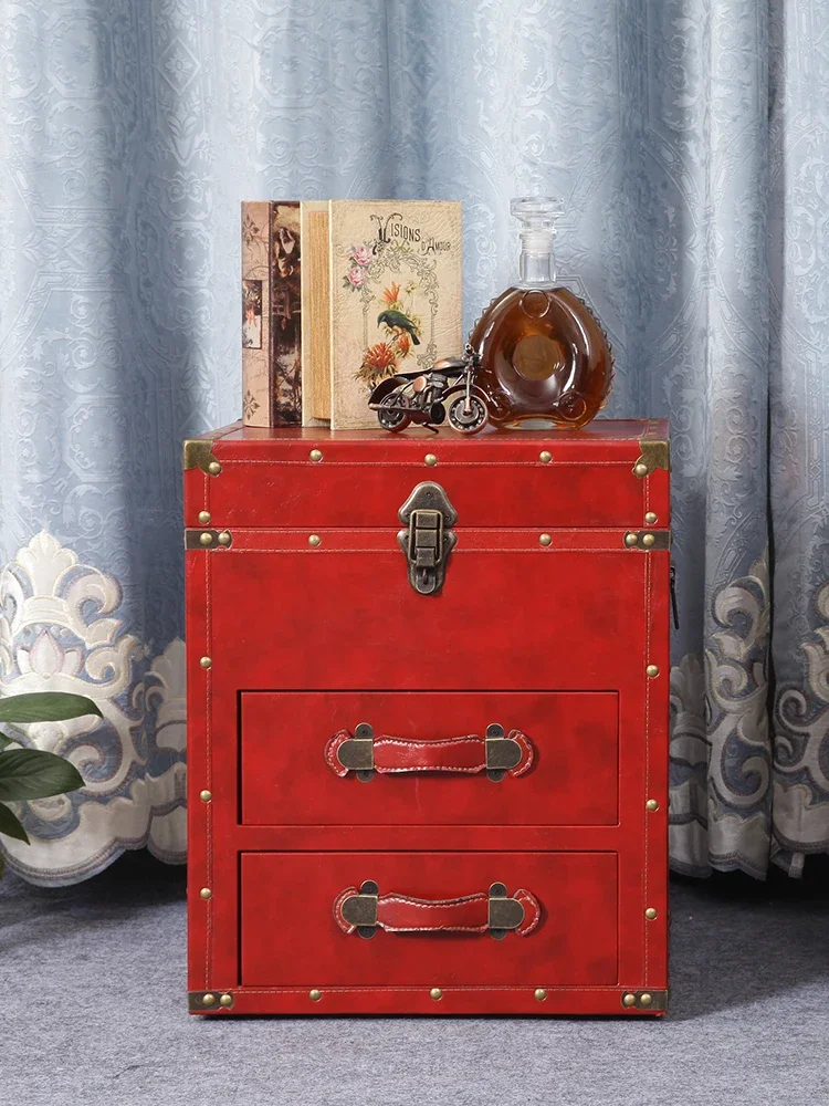 Color side cabinet side bedside table sofa living room corner side characteristic dining room cabinet