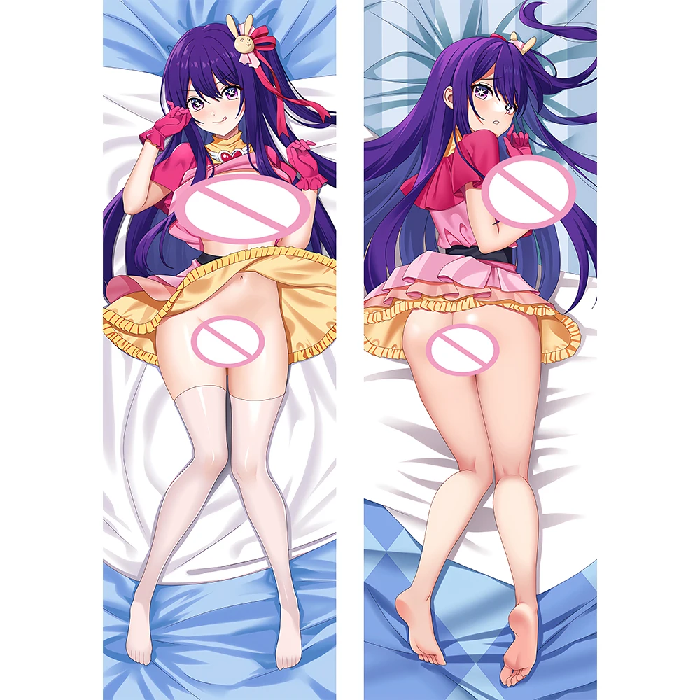 Dakimakura Anime Oshi No Ko Hoshino Ai Pillowcase Hugging Body 2 Sided Printed Decorative Throw Pillow Covers Otaku Gifts