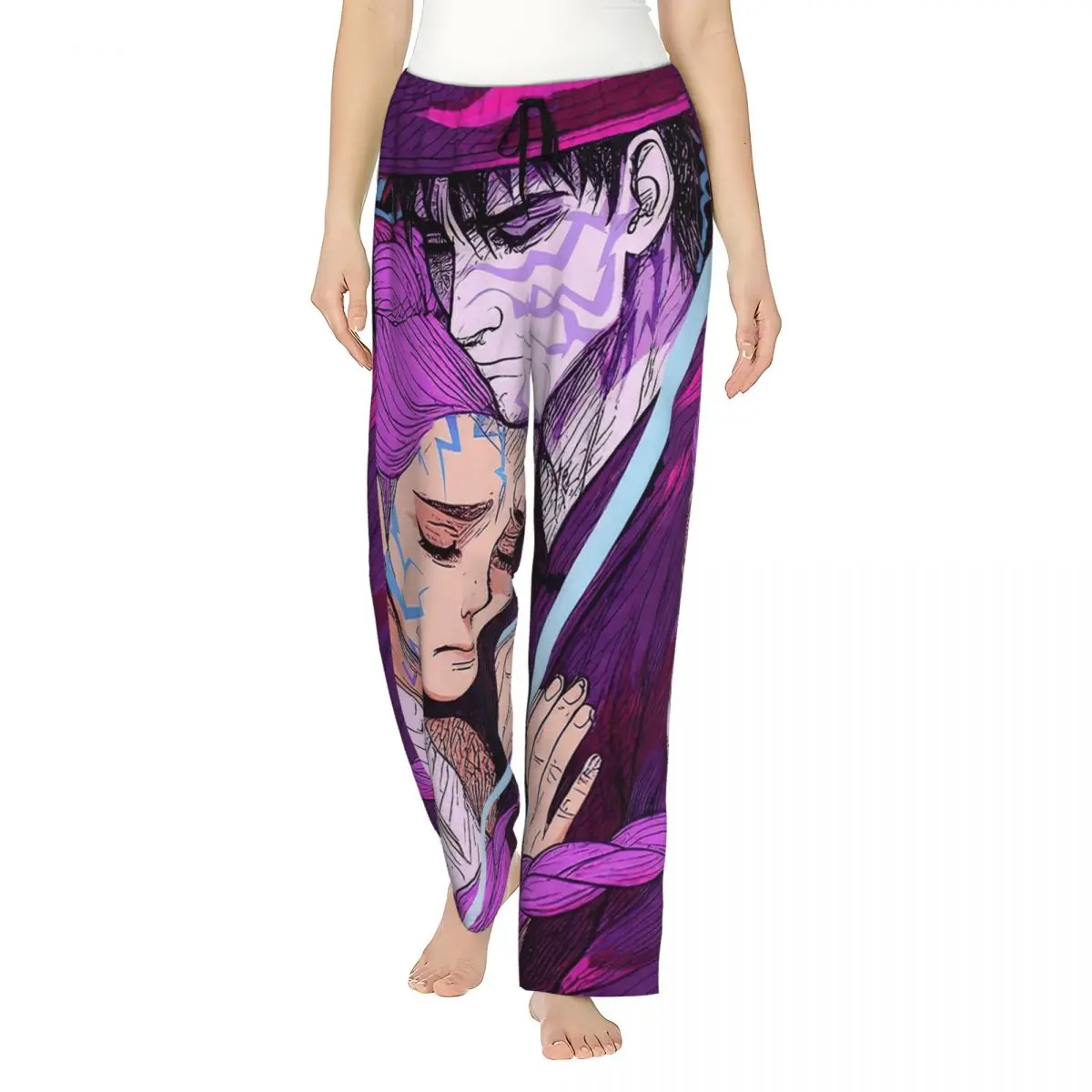 

Pajamas For Lady Rumi And Jinu KPop Demon Hunters Bedroom Pajama Pants Comfortable Pockets Sleeping Pants Casual Home Trousers