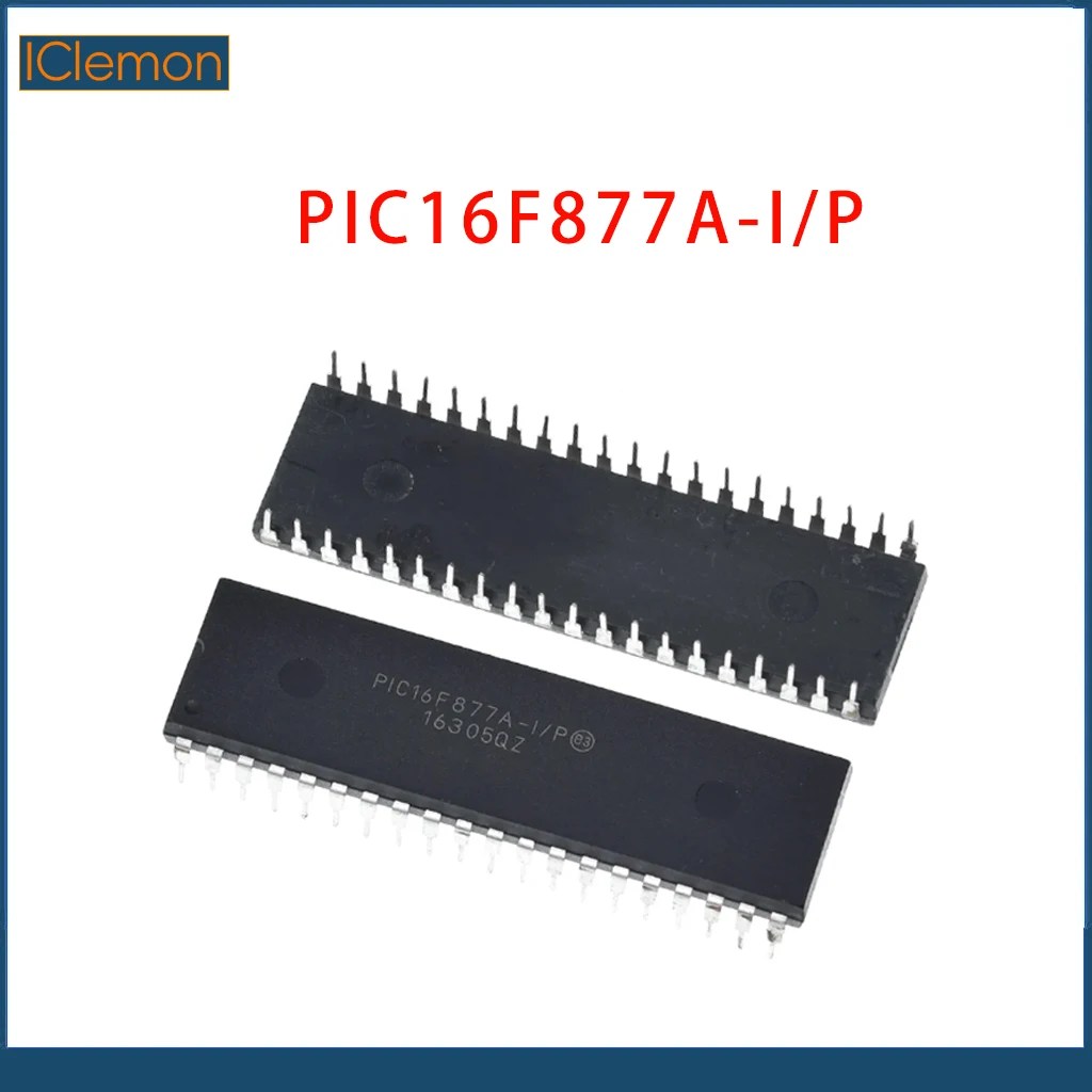 2/5/10PCS PIC16F877A DIP40 PIC16F877A-I/P 16F877A PIC16F877 DIP-40 Microcontroller