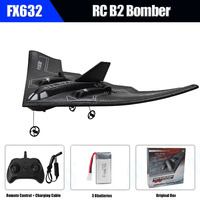 Rc Plane B2 Stealth Bomber 2Ch 34Cm Wingspain Cessna 2.4G Remote Control Airplane Aircraft Drone Toys for Adults Children