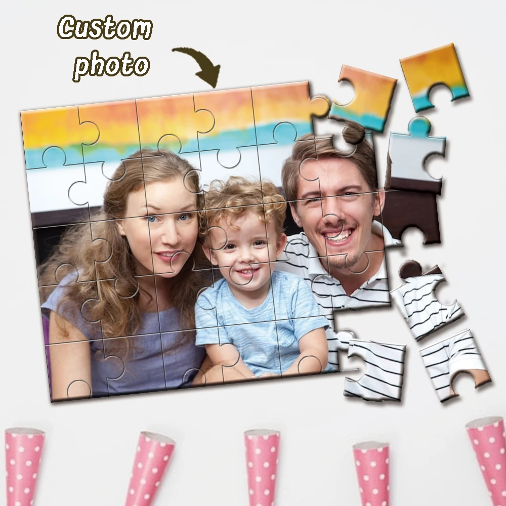 Personalisierte Holzpuzzles mit Fotoaufzeichnung zum Selbstgestalten Einzigartige Urlaubsgeschenke, hochauflösende Puzzle-Erinnerungsgeschenke
