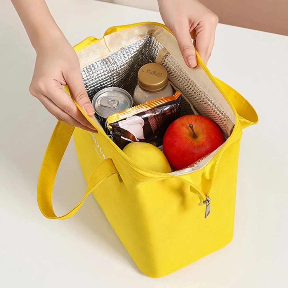 Portable Insulated Thermal Picnic Food Lunch Bag Box Cartoon Tote Food Fresh Cooler Bags Pouch For Women Girl Kids Children Gift