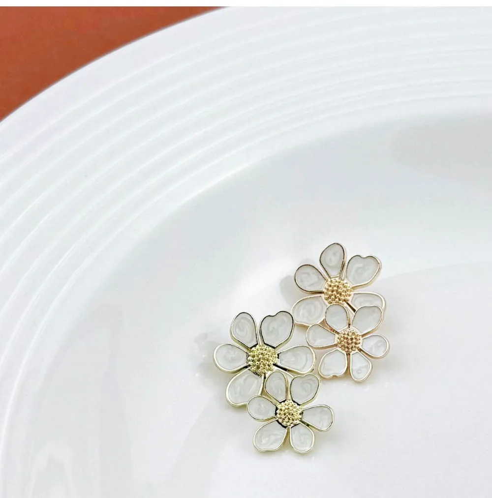 10 Stück Metallknöpfe zum Nähen, Kleidungszubehör, DIY-Handwerk, Dekoration, Mode-Pulloverknöpfe, Blumenform, goldene Knöpfe, 16 mm/19 mm – Detail 3