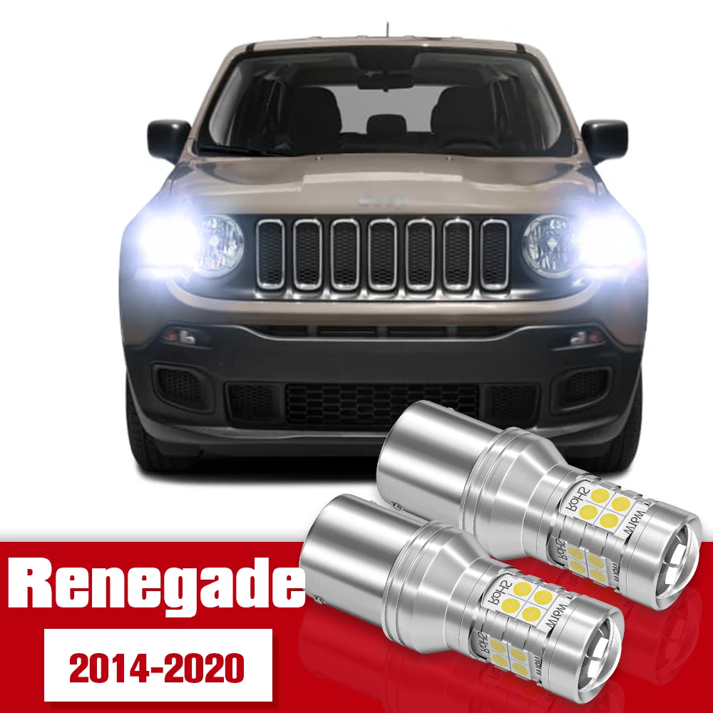 

2pcs Daytime Running Light Accessories LED DRL For Jeep Renegade 2014 2015 2016 2017 2018 2019 2020