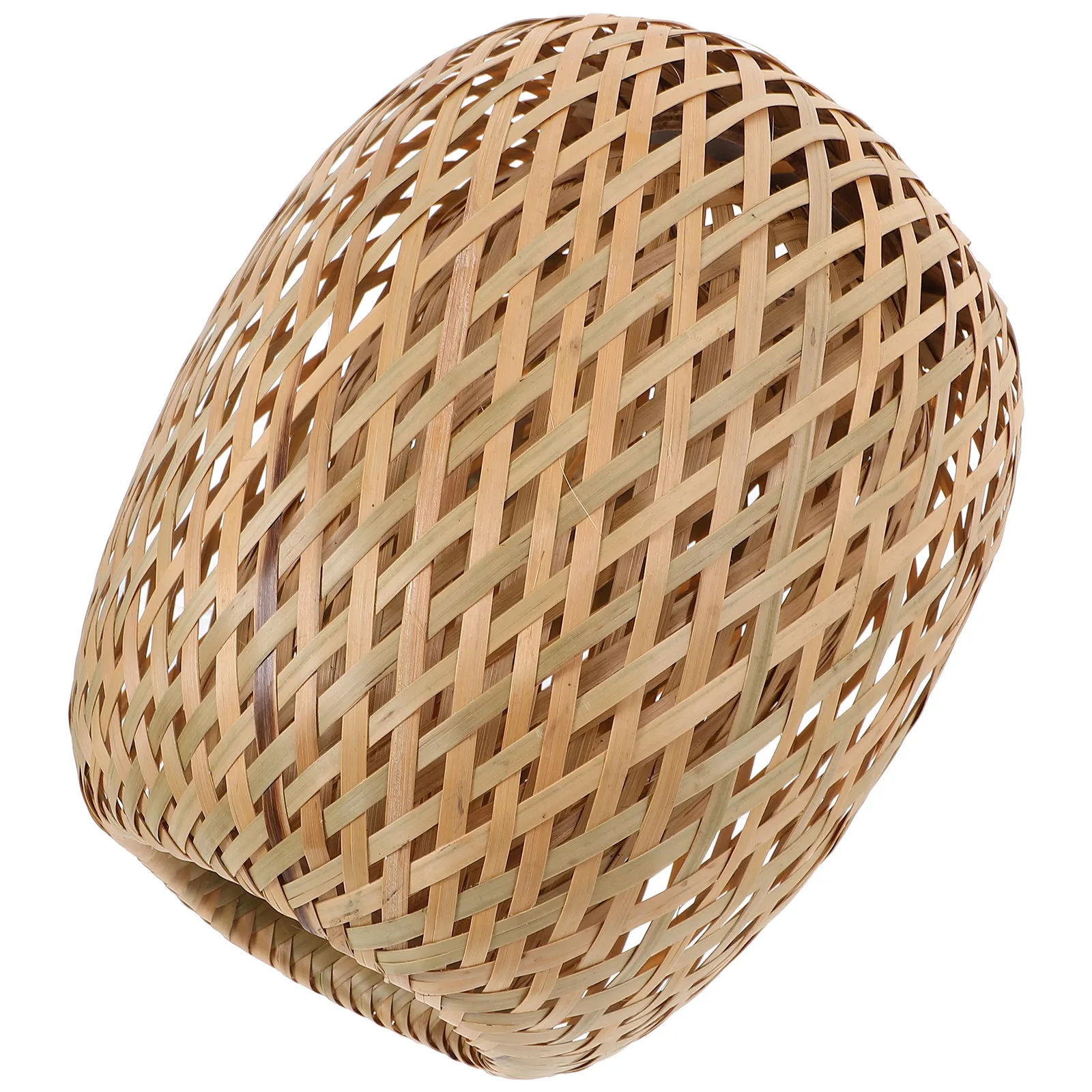 Woven Bamboo Light Cover Hanging Lamp Shade for Pendant Ceiling Lights Rustic Vintage Modern Decor Bamboo Lampshades Warm