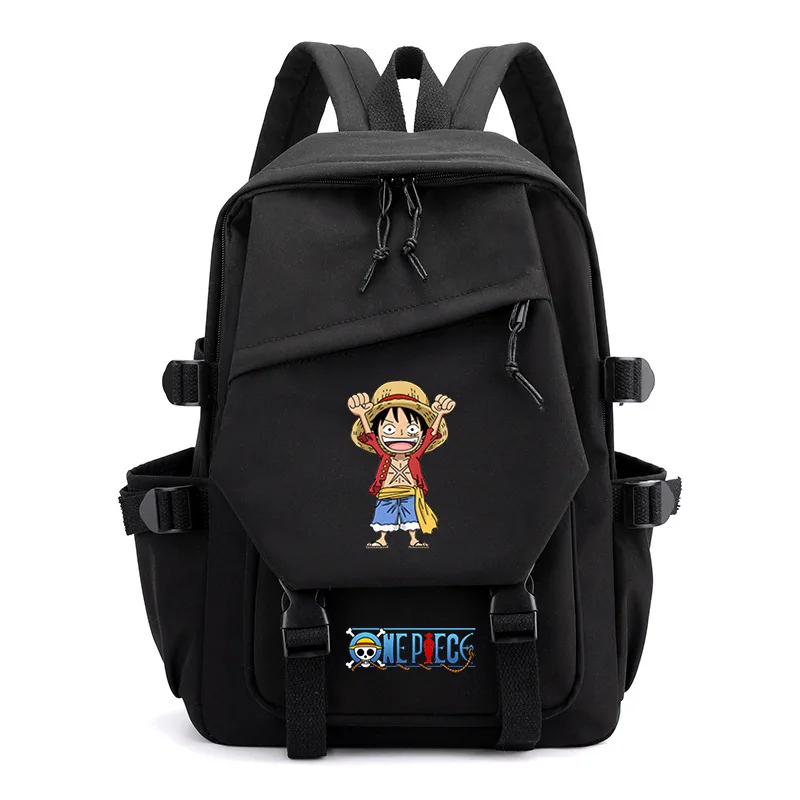 

One Piece Backpack Macaron Color Trendy School Bag for Students Lightweight Durable Anime Cosplay Accessories