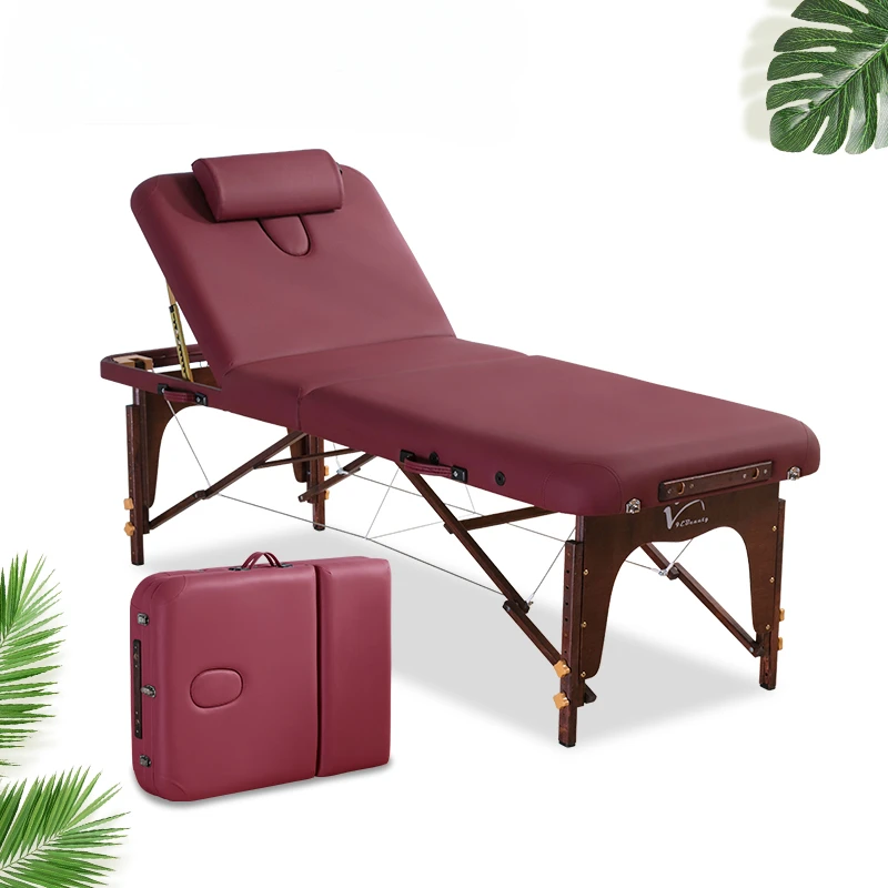 Tavoli da massaggio pieghevoli portatili materassi da salone Pedicure Tattoo Bed Lash headboard Spa Kosmetikliege mobili di bellezza LJ50MB