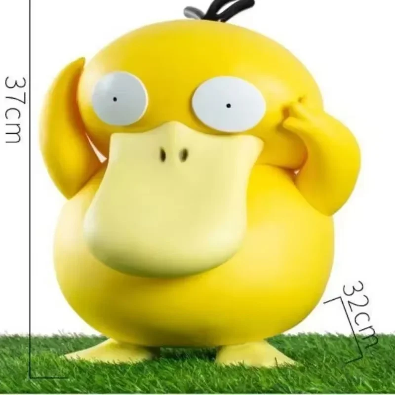 In Stock 1:1 Pokemon Psyduck  Anime Figure Model 37cm Dolls Figurine Oversized Decor Fun Toys Cartoon Collectible Toys Gift