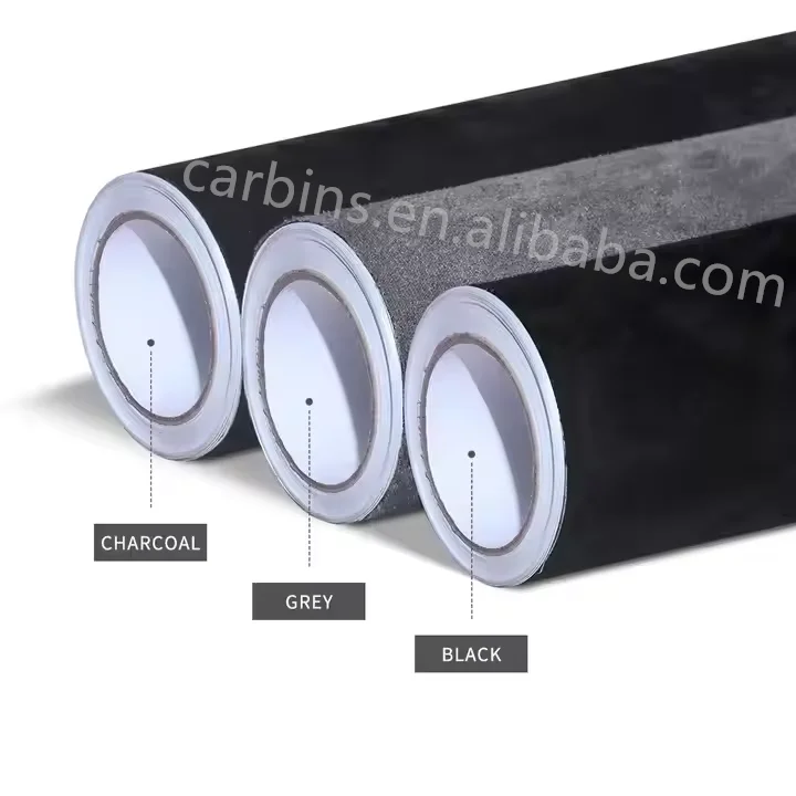 Carbins AS142 Series Self-Adhesive Suede Fabric Wrap for Car Interior Multiple Colors Available