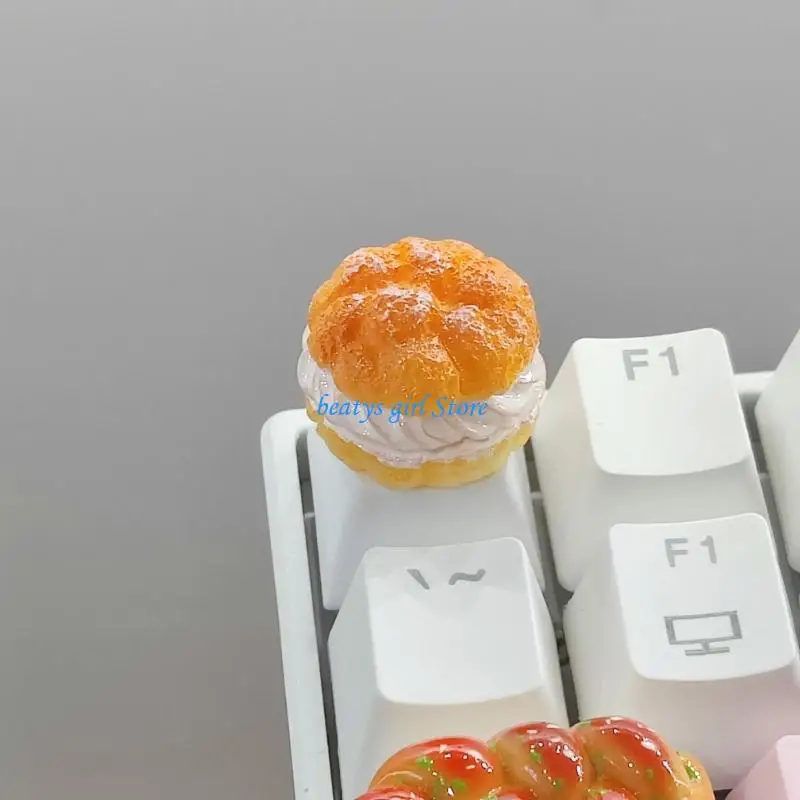 C7AB Dessert Themed Mechanical Keyboards Keycap Sweet Cake Design For Customs Builds