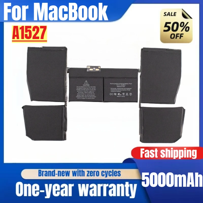 بطارية كمبيوتر محمول A1527 لماك بوك برو 12 "A1534 2015-2016 وصول جديد بطارية عالية السعة بطارية بديلة عالية الجودة