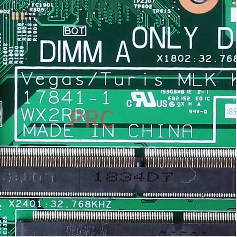 

17841-1 For Dell Latitude 3478 3578 3576 Laptop Motherboard i3 i5 7/8th Gen 216-0890010 2G 0WGFYW 07CYM7 Notebook Mainboard