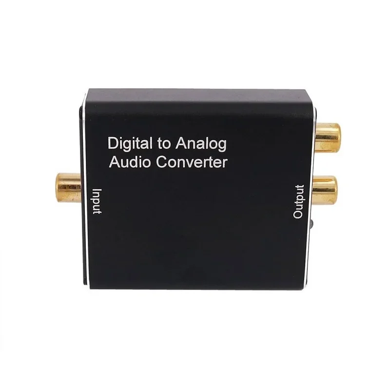 Amplificador de áudio analógico digital, decodificador, fibra óptica, sinal coaxial, adaptador de áudio estéreo, 3,5mm