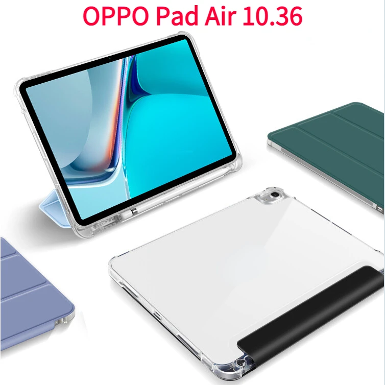 Soft TPU Smart Case for OPPO Pad 11 Air OPD2102A OPPO Pad 2 11.6 inch Case with Pencii Holder Protective Cover oneplus pad