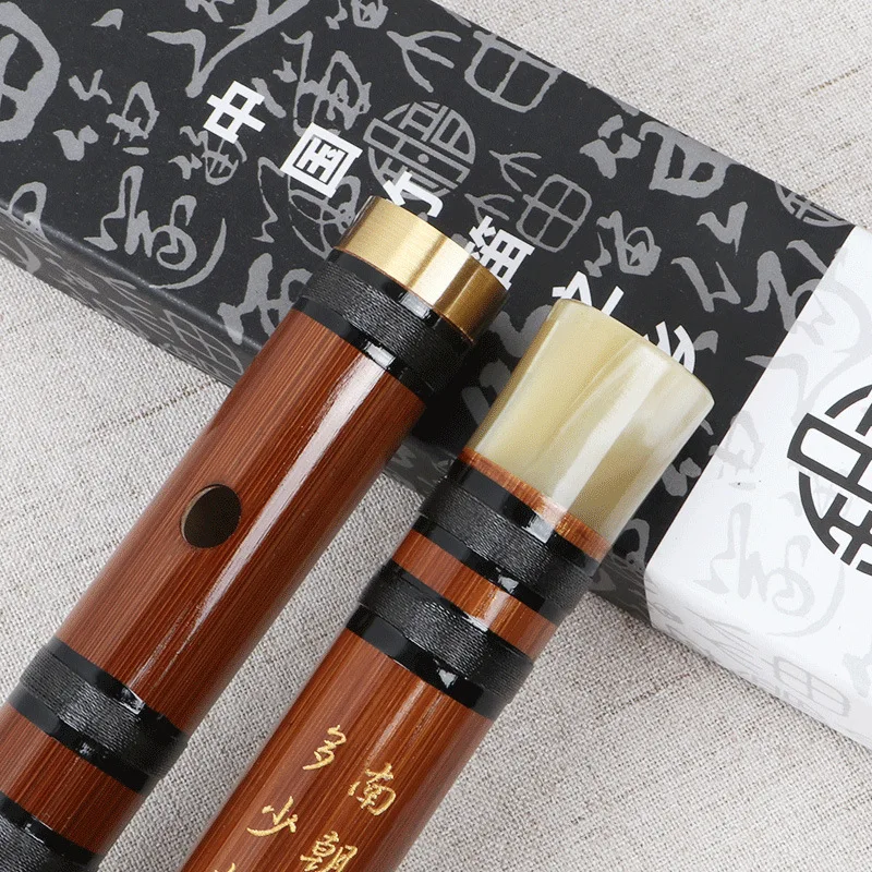 Bamboo Professional Flute Adult Beginners Practice Flutes Chinese Traditional Transverse Blow Flutes Portable Wind Instruments