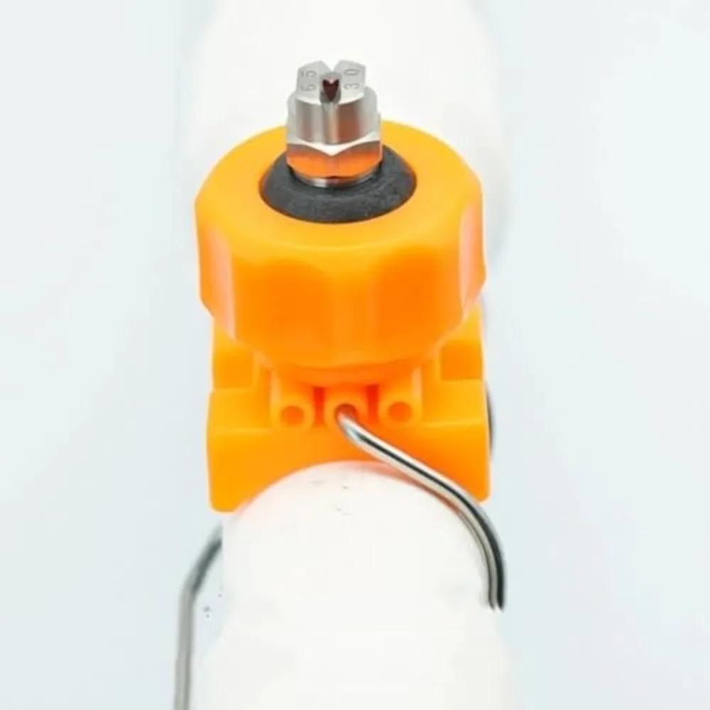 Wear Resistant Fan Spray Nozzle Adjustable Clip-On Atomizing Nozzle Conical Plastic Nozzle Plastic Atomizing Cone