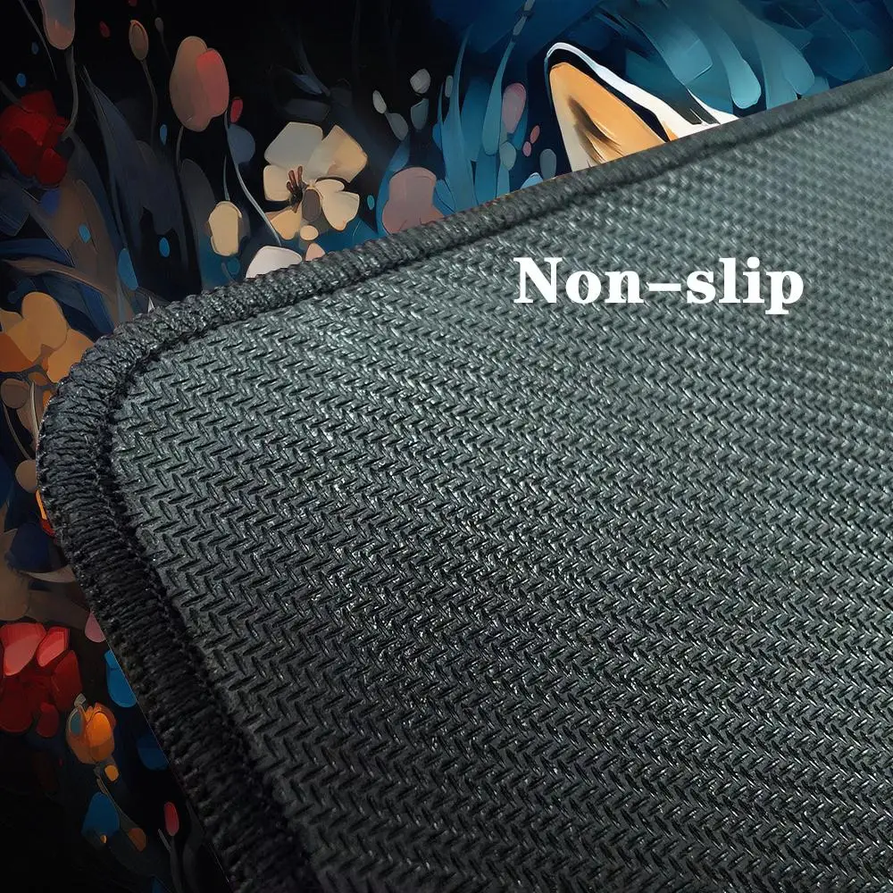 Flowers fox Mouse Pad Large MousePad XXL mini PC Gaming Rubber carpet Lock Desk Mat Computer mouse Gamers phone work office