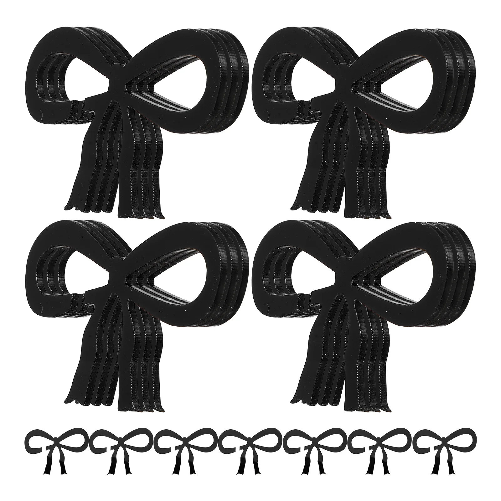 

25 шт. акриловые маркеры для напитков с бантом, элегантные подвески в виде бокала для вина, многоразовые декоративные бирки для свадьбы, дня рождения, девичника