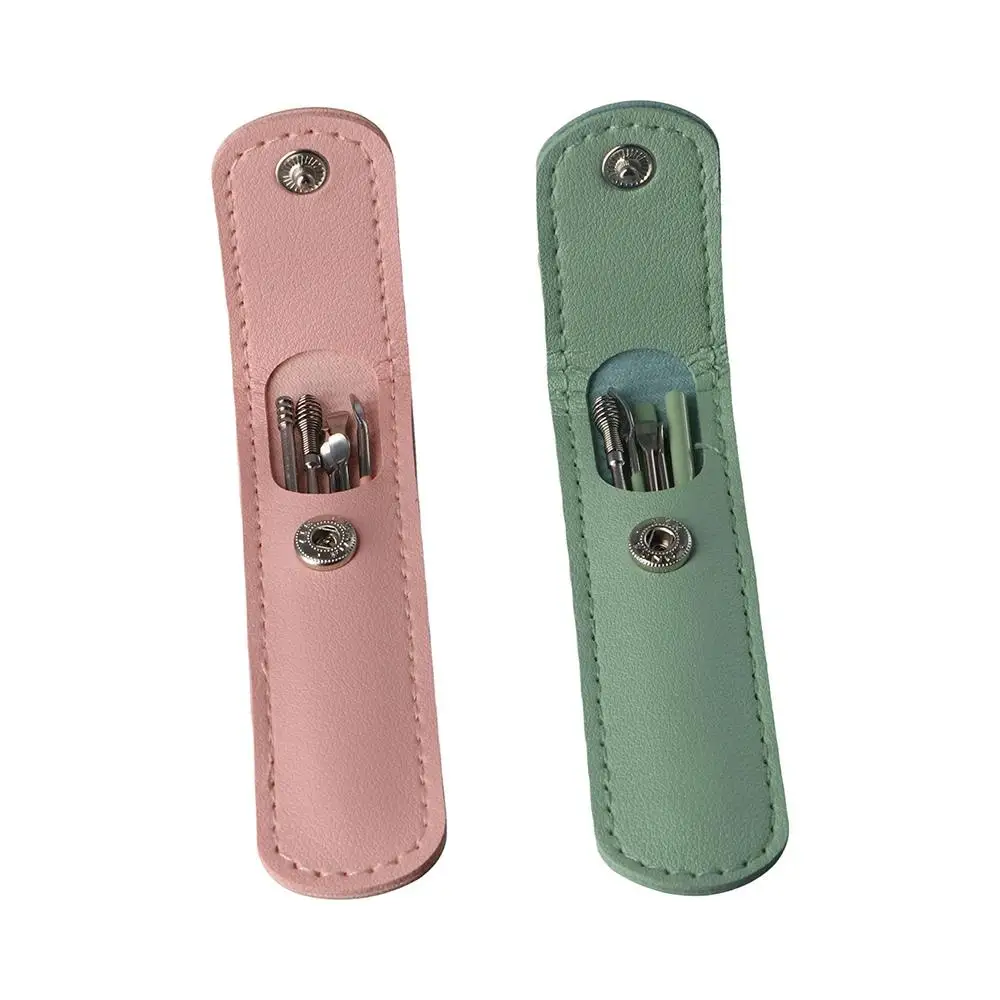 

Ear Cleaning Tool with Keychain Holder Stainless Steel Curette Ear Cleaner Kit Earwax Remover Ear Wax Pickers Earpick Sticks