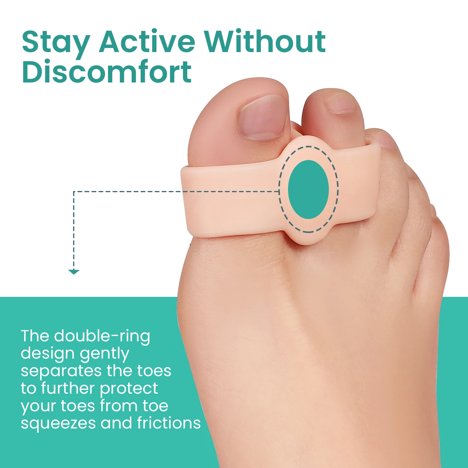 2/4/6 個シリコーン親指コレクター外反母趾足つま先外反母趾プロテクターセパレーター指矯正アジャスターフットケアツール