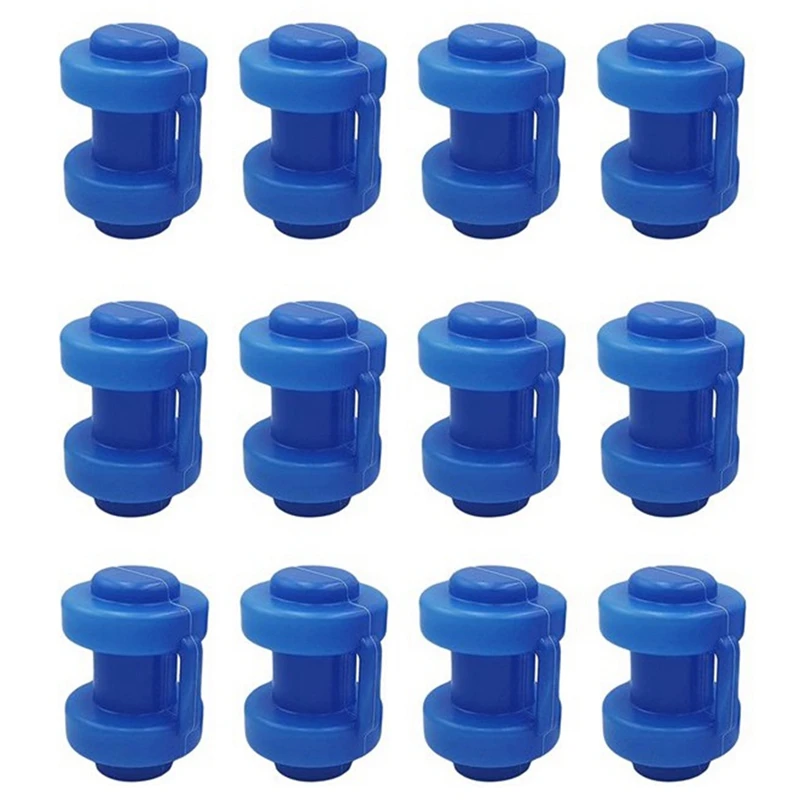 12 Pcs Trampoline Caps 25 Mm,Trampoline End Caps For Attaching The Safety Net To The Net Poles Of The Trampoline