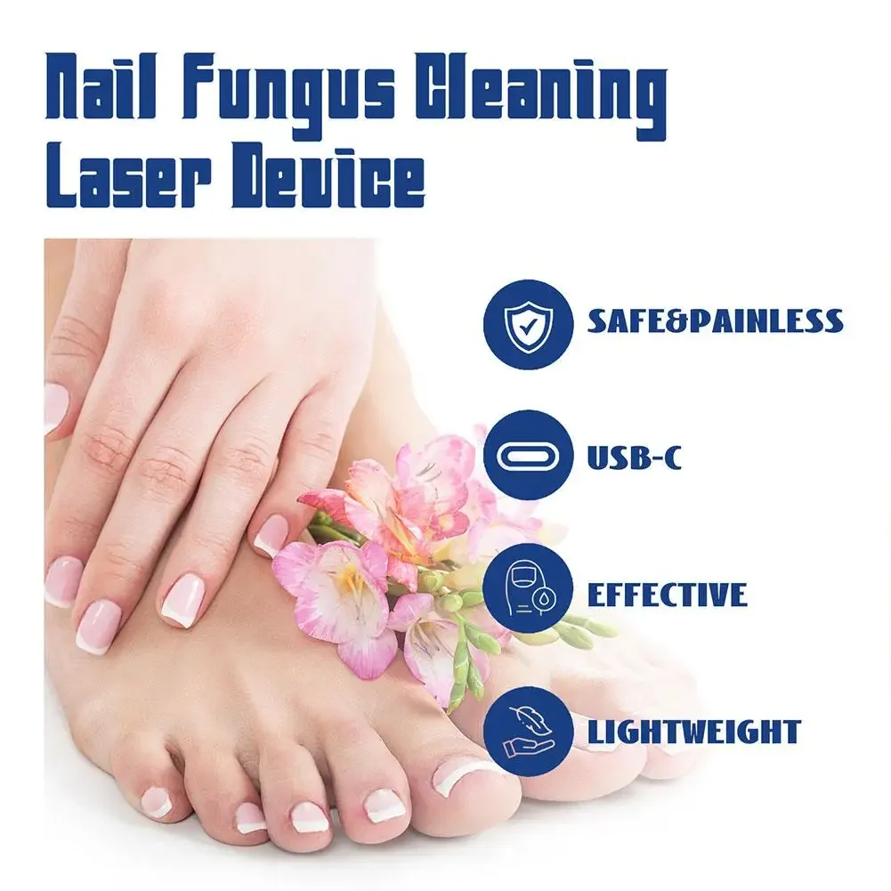 Appareil laser fongique pour ongles, champignon des ongles, machine de traitement au laser, réparation des ongles avec onychomycose, pièces plus lentes, traitement au laser des doigts