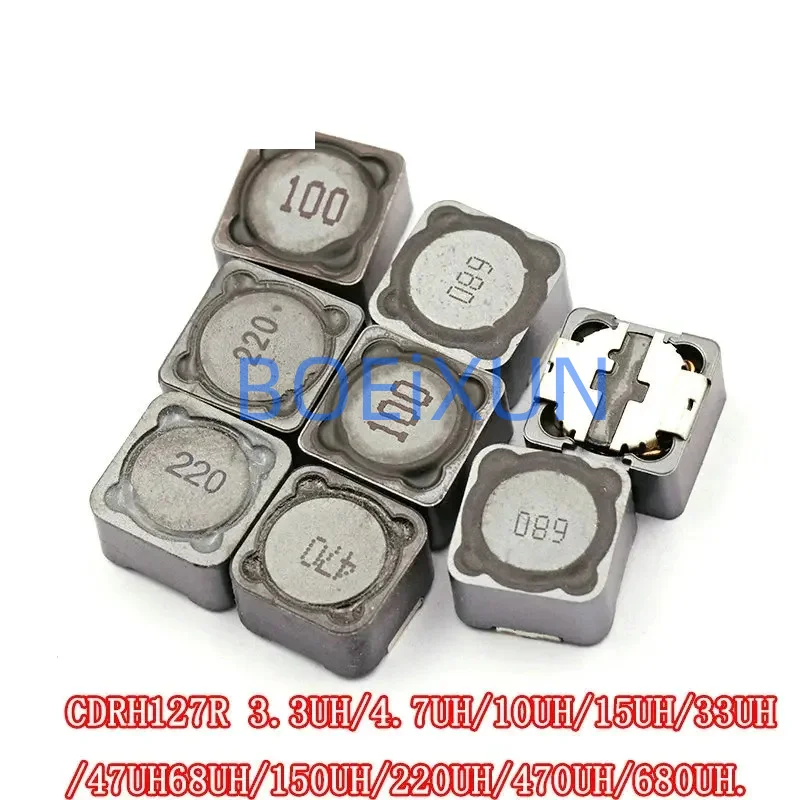 5 قطعة CDRH127 CD127 CDRH127 10/15/22/33/47/68UH 12*12*7 SMD مغو الطاقة