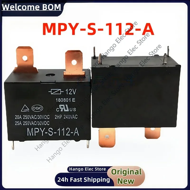 

Original MPY-S-112-A mainboard relay For Gree, Midea and Haier air conditioners and water heaters, 12V, 25A