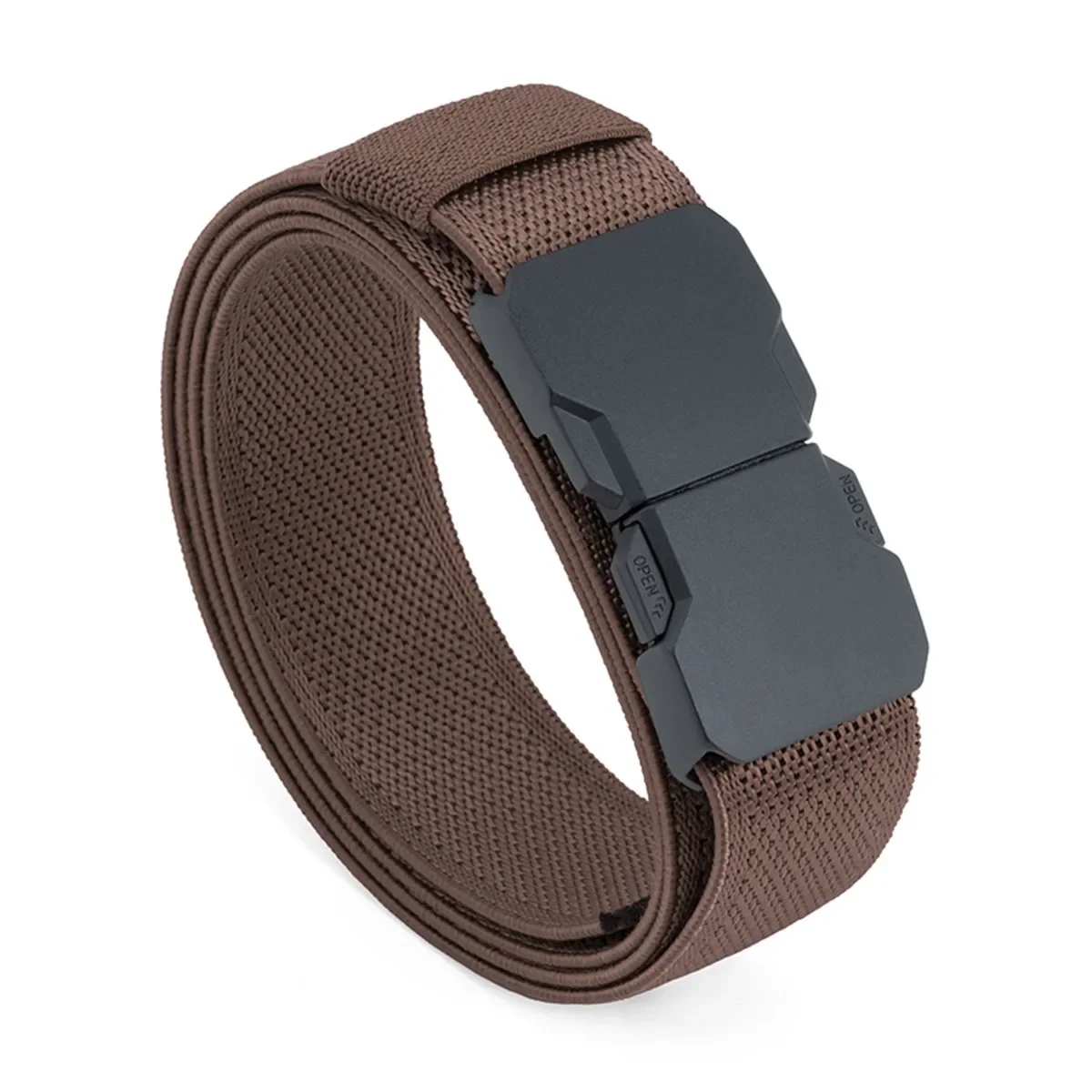 Unisex Stretch Elastic Belt with Quick Release Buckle for Men And Women Strong Real Nylon Work Belt for Overalls