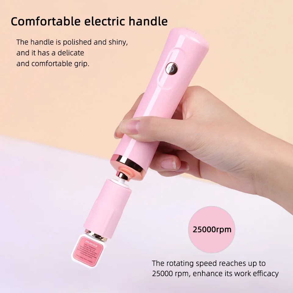 Usb Recharge Eyelash Glue Shaker Electric Wake-Up Device Waterproof for Nail Polish Tattoo Ink Pigment Liquid Shaking Machine