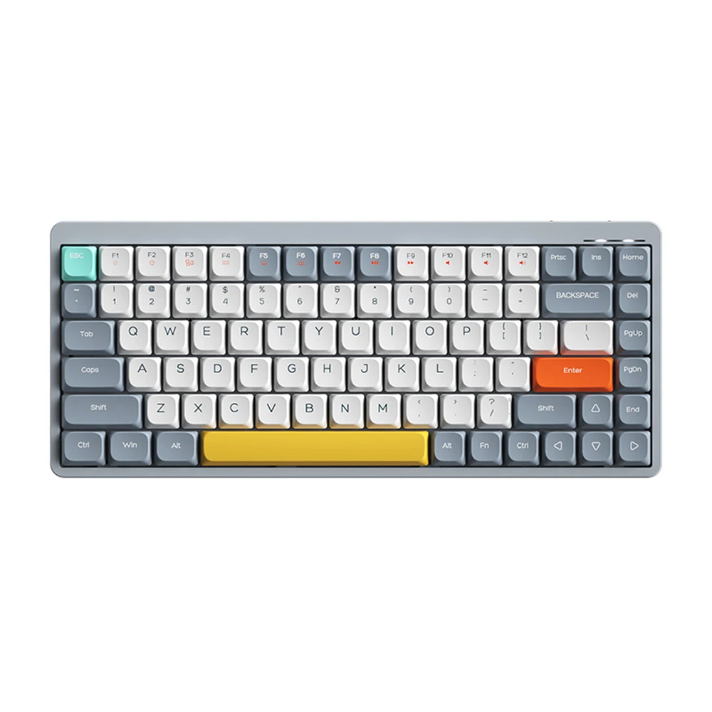 Yk75-ワイヤレスメカニカルキーボード,Bluetooth,84キー,2.4g t5.0