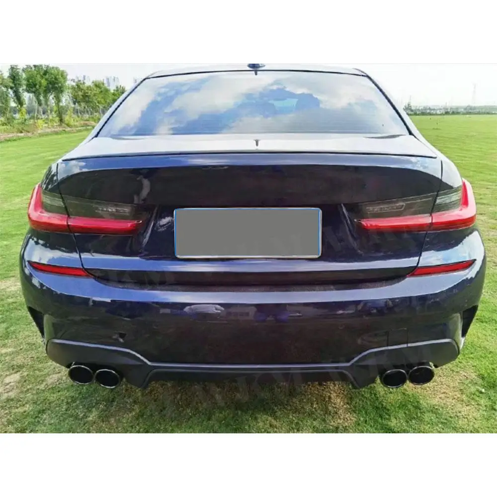 

JCYECF для BMW G20 G28 M Sport 2019-2021 автомобильный впускной отверстие с двойной балкой, задний наконечник выхлопной трубы, глушитель, выпускной отверстие из нержавеющей стали