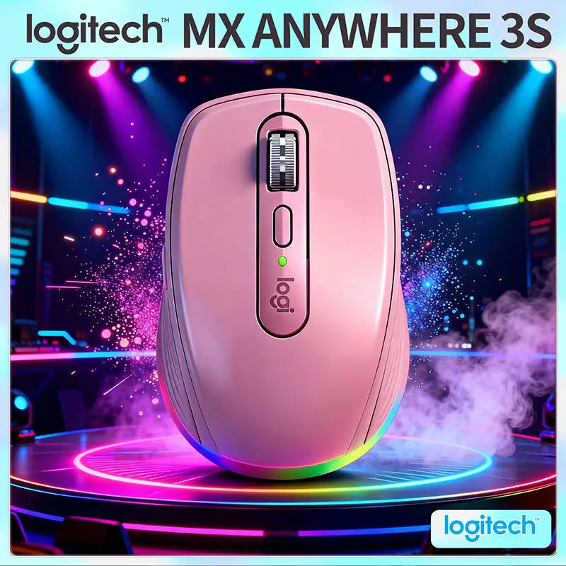 

Logitech MX Anywhere 3S Premium Mouse, Silent Magnetic Click Technology, Ergonomic, For Mac/Windows/Linux