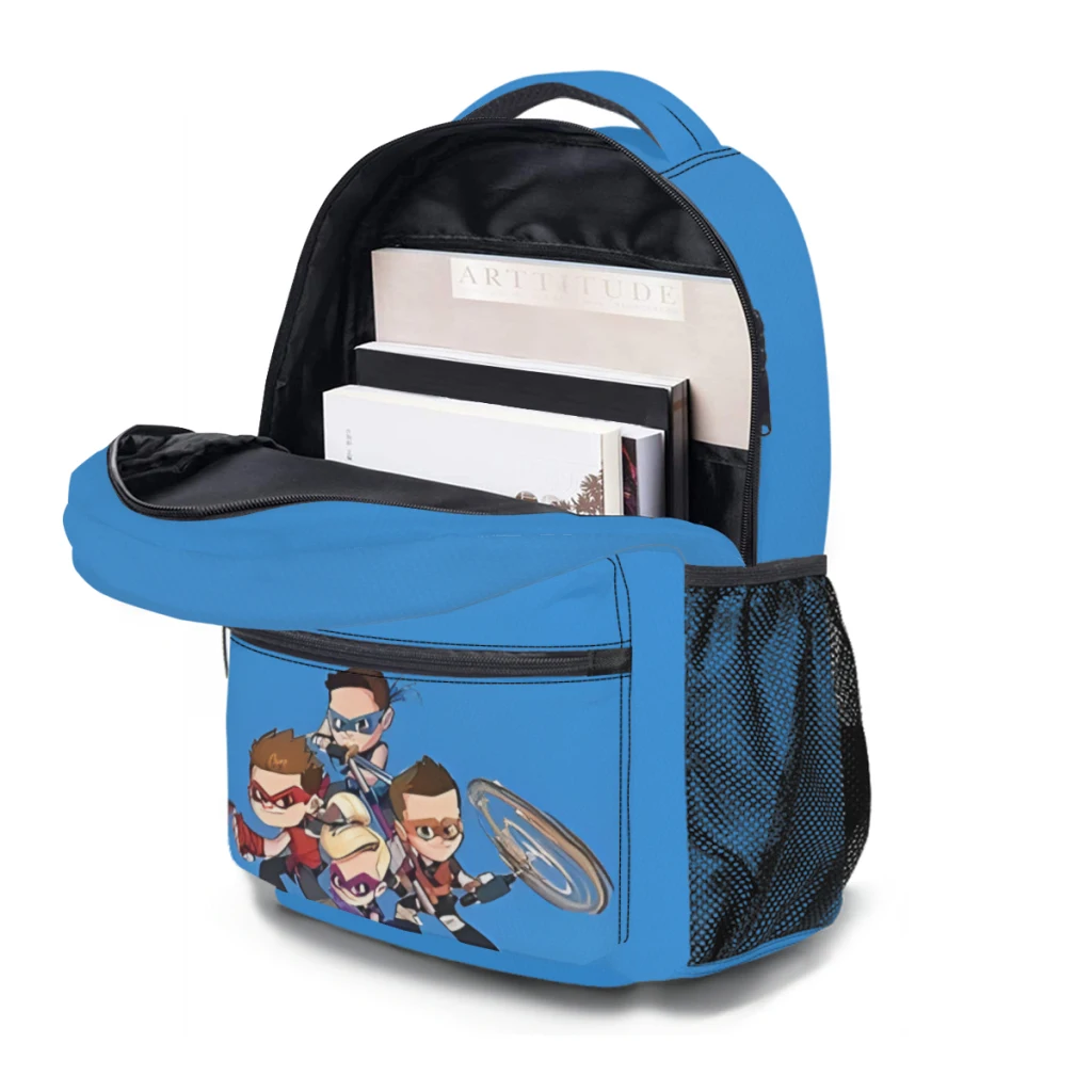 Sac à Dos Imprimé Ninja Kidz TV pour Enfant, Cartable observateur et Décontracté, Cartable de Dessin Animé