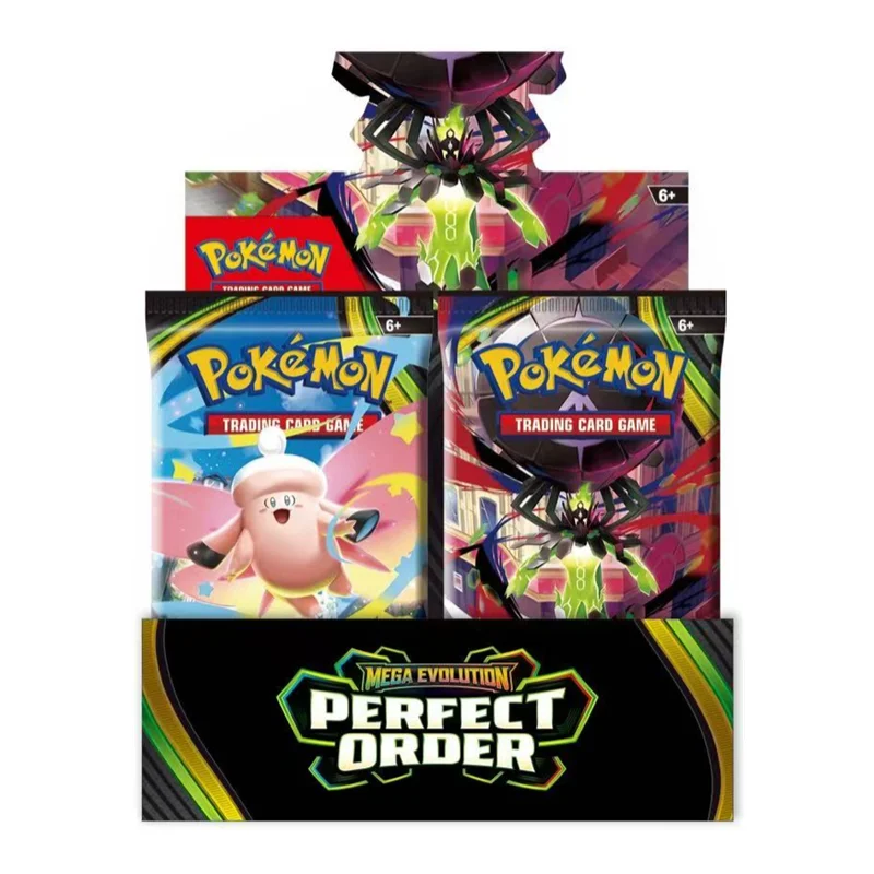 360 Stück Pokémon-Karten Mega Evolution Chaos Rising Pitch Black Scarlet Violet 151 Englische Booster-Karten für Kampfspiele DIY-Karten Geschenke