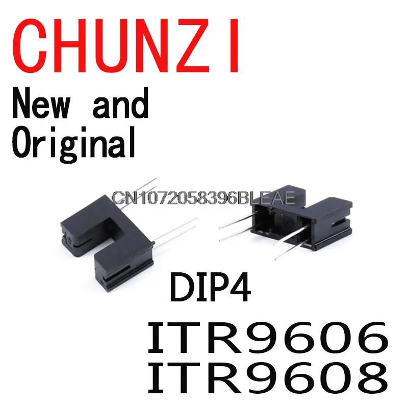 10PCS New and Original ITR-9606 ITR-9608 DIP-4 Opto Photo Interrupter Optical Sensor DIP4 ITR9608 ITR9606